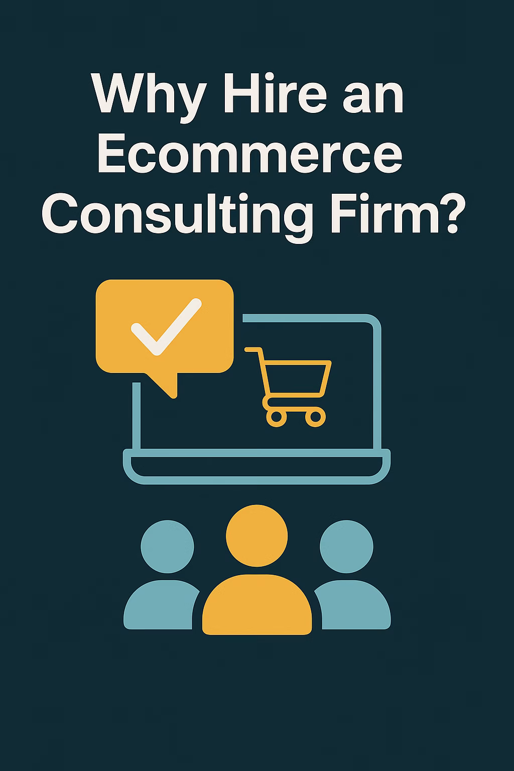 Digital workspace with analytics dashboards and eCommerce storefront on screen, representing eCommerce consulting services and systems integration.