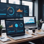 CRM automation dashboard concept showing connected workflows, customer pipelines, and digital automation systems for small businesses.